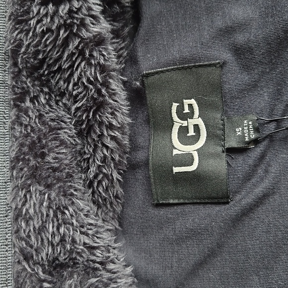 NWT UGG Marlene Braided Fleece Jacket XS - Picture 4 of 7